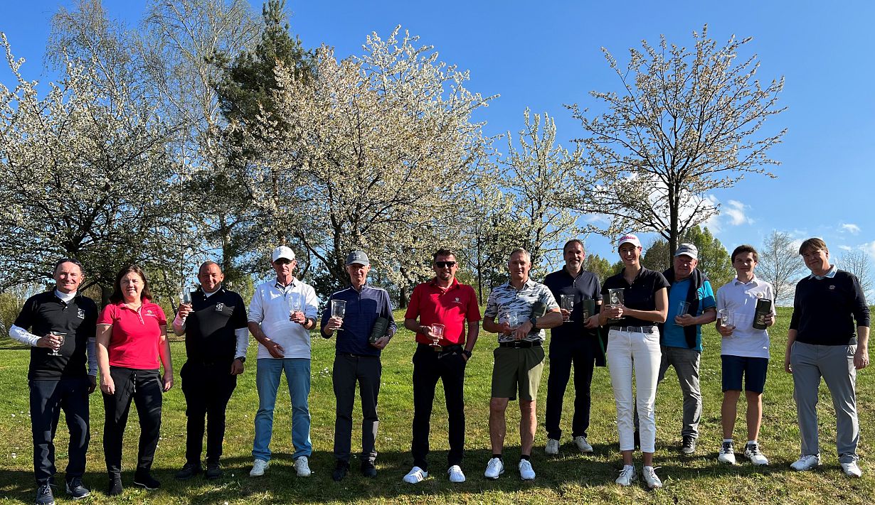 Die Preisträger der Heart of Golf Trophy 2023 by Diplomatico im GC Lengenfeld