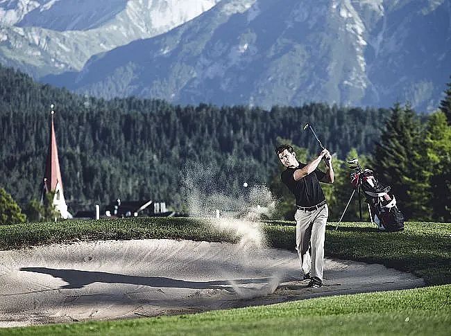 Shot from bunker GC Seefeld-Reith