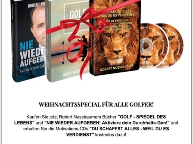 Weihnachtsspecial für alle Golfer!